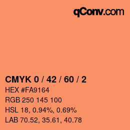 Color code: CMYK 0 / 42 / 60 / 2 | qconv.com