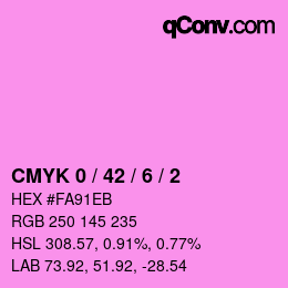 颜色代码: CMYK 0 / 42 / 6 / 2 | qconv.com