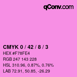 Color code: CMYK 0 / 42 / 8 / 3 | qconv.com