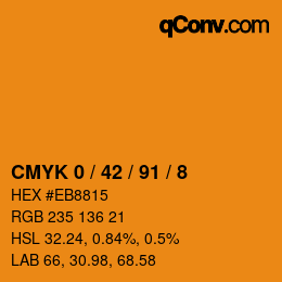 Color code: CMYK 0 / 42 / 91 / 8 | qconv.com