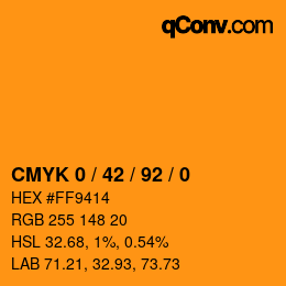 Color code: CMYK 0 / 42 / 92 / 0 | qconv.com