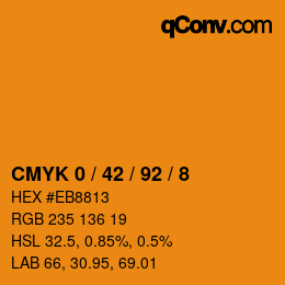 Color code: CMYK 0 / 42 / 92 / 8 | qconv.com