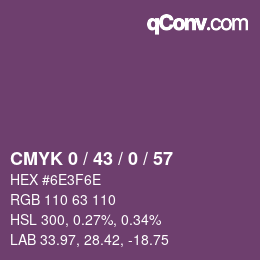 Color code: CMYK 0 / 43 / 0 / 57 | qconv.com