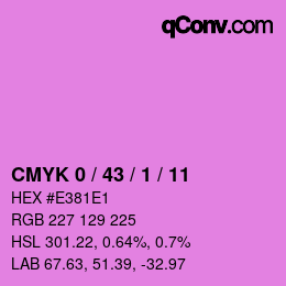 颜色代码: CMYK 0 / 43 / 1 / 11 | qconv.com