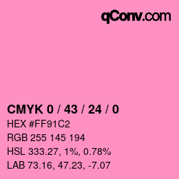 Color code: CMYK 0 / 43 / 24 / 0 | qconv.com