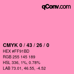 Color code: CMYK 0 / 43 / 26 / 0 | qconv.com