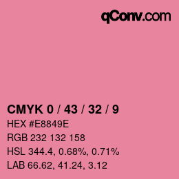 Color code: CMYK 0 / 43 / 32 / 9 | qconv.com