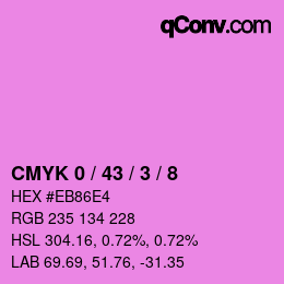 Color code: CMYK 0 / 43 / 3 / 8 | qconv.com