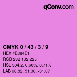 Color code: CMYK 0 / 43 / 3 / 9 | qconv.com