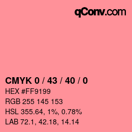 Color code: CMYK 0 / 43 / 40 / 0 | qconv.com