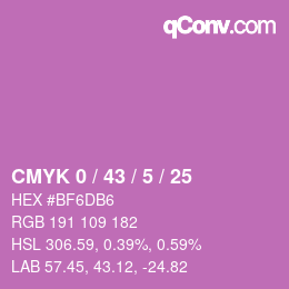 Color code: CMYK 0 / 43 / 5 / 25 | qconv.com