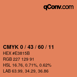 Color code: CMYK 0 / 43 / 60 / 11 | qconv.com