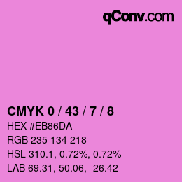Color code: CMYK 0 / 43 / 7 / 8 | qconv.com