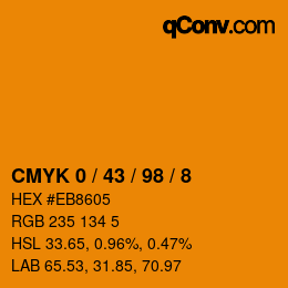 Color code: CMYK 0 / 43 / 98 / 8 | qconv.com