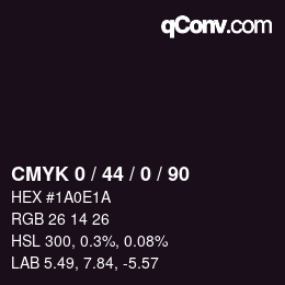 Color code: CMYK 0 / 44 / 0 / 90 | qconv.com