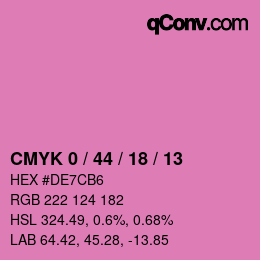 Color code: CMYK 0 / 44 / 18 / 13 | qconv.com