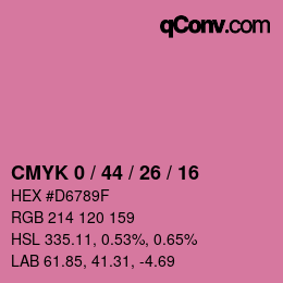 Color code: CMYK 0 / 44 / 26 / 16 | qconv.com