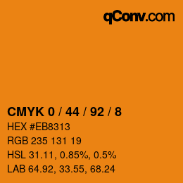 Color code: CMYK 0 / 44 / 92 / 8 | qconv.com