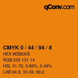 Color code: CMYK 0 / 44 / 94 / 8 | qconv.com