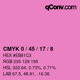 Color code: CMYK 0 / 45 / 17 / 8 | qconv.com