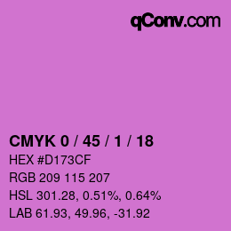 Color code: CMYK 0 / 45 / 1 / 18 | qconv.com