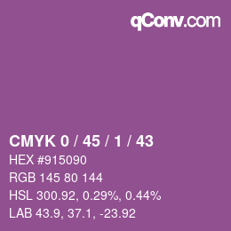 颜色代码: CMYK 0 / 45 / 1 / 43 | qconv.com