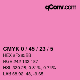 Color code: CMYK 0 / 45 / 23 / 5 | qconv.com