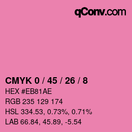 Color code: CMYK 0 / 45 / 26 / 8 | qconv.com