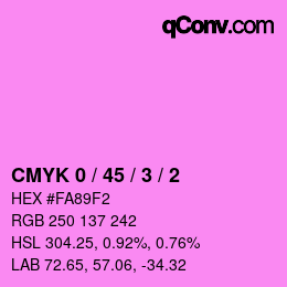 Color code: CMYK 0 / 45 / 3 / 2 | qconv.com