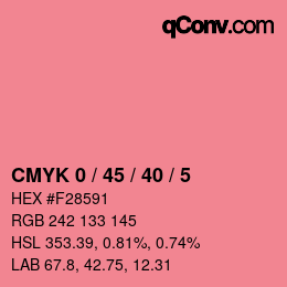 Color code: CMYK 0 / 45 / 40 / 5 | qconv.com