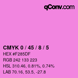 Color code: CMYK 0 / 45 / 8 / 5 | qconv.com