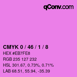 Color code: CMYK 0 / 46 / 1 / 8 | qconv.com