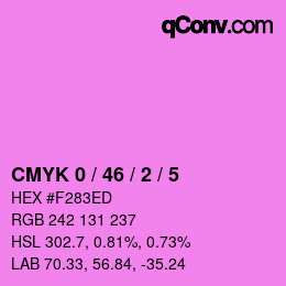 Color code: CMYK 0 / 46 / 2 / 5 | qconv.com
