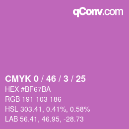 Código de color: CMYK 0 / 46 / 3 / 25 | qconv.com