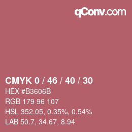 Color code: CMYK 0 / 46 / 40 / 30 | qconv.com