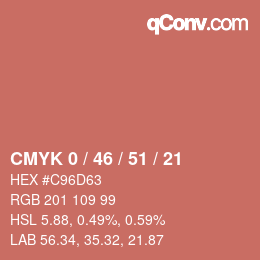 Color code: CMYK 0 / 46 / 51 / 21 | qconv.com