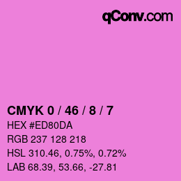 Color code: CMYK 0 / 46 / 8 / 7 | qconv.com