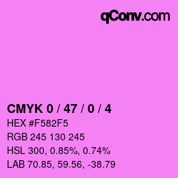 Color code: CMYK 0 / 47 / 0 / 4 | qconv.com