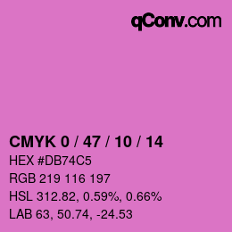 Color code: CMYK 0 / 47 / 10 / 14 | qconv.com