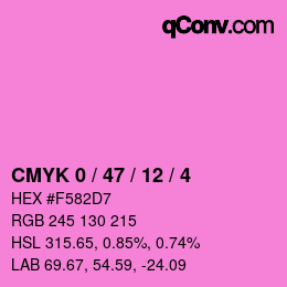 Color code: CMYK 0 / 47 / 12 / 4 | qconv.com