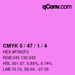 Color code: CMYK 0 / 47 / 1 / 4 | qconv.com