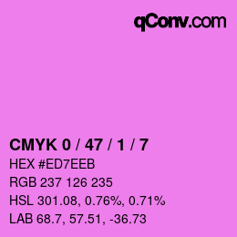 Color code: CMYK 0 / 47 / 1 / 7 | qconv.com