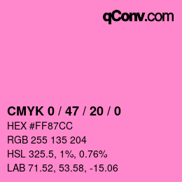 Color code: CMYK 0 / 47 / 20 / 0 | qconv.com