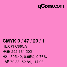 Color code: CMYK 0 / 47 / 20 / 1 | qconv.com