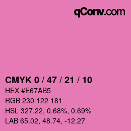 Color code: CMYK 0 / 47 / 21 / 10 | qconv.com