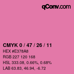 Color code: CMYK 0 / 47 / 26 / 11 | qconv.com