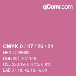 Color code: CMYK 0 / 47 / 26 / 21 | qconv.com