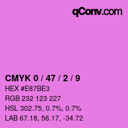 Color code: CMYK 0 / 47 / 2 / 9 | qconv.com