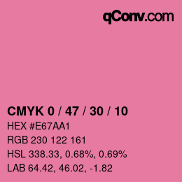 Color code: CMYK 0 / 47 / 30 / 10 | qconv.com