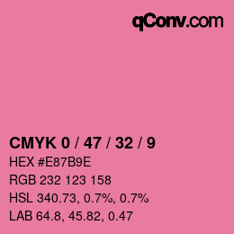 Color code: CMYK 0 / 47 / 32 / 9 | qconv.com
